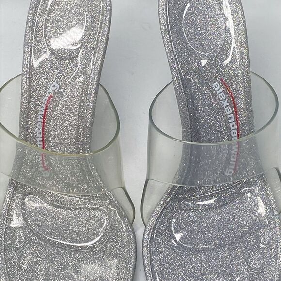 Alexander Wang Glitter Stiletto Sandals size 40 - Picture 7 of 15
